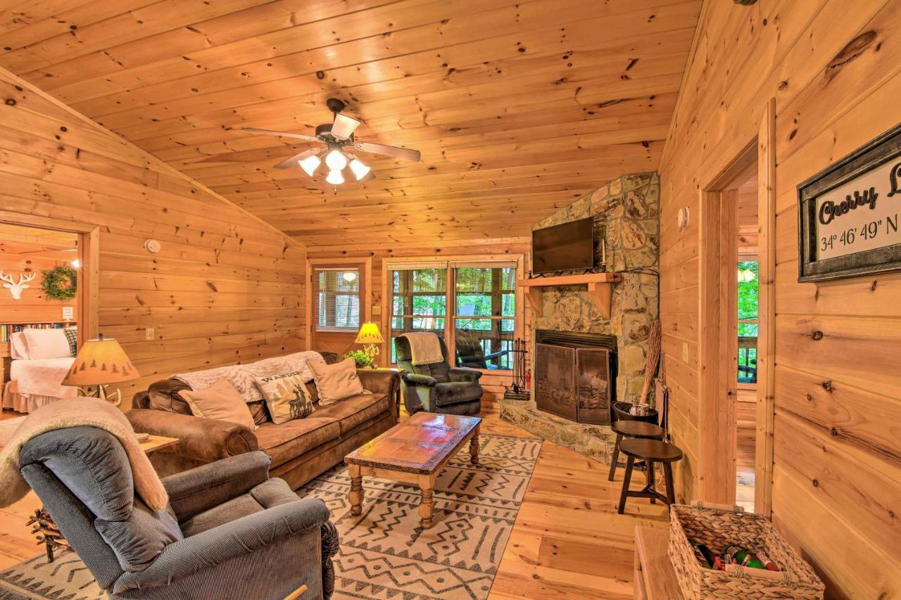 Pinot And Pine Chic Log Cabin About 5 Mi To Blue Ridge Ngoại thất bức ảnh